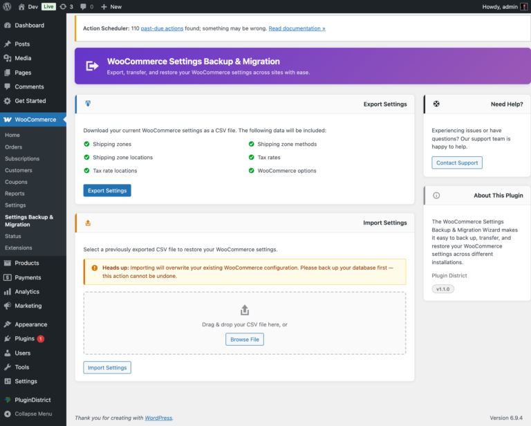 SnapSettings for WooCommerce PRO screenshot 1