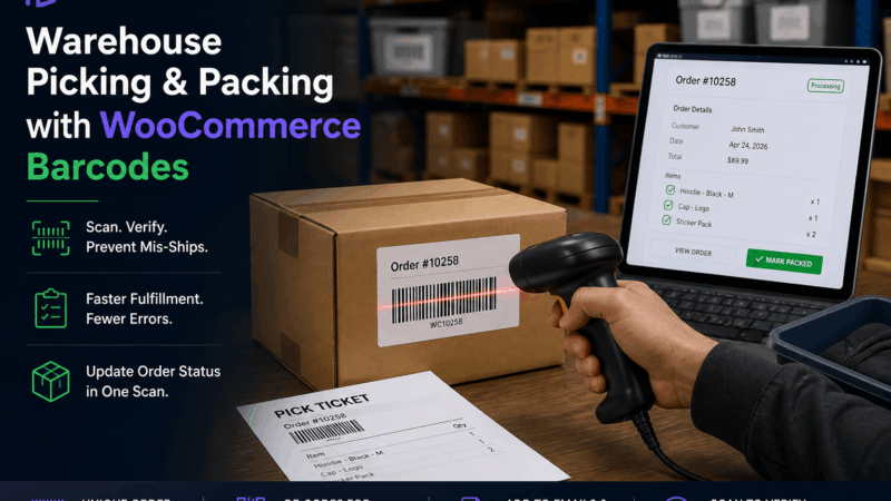 Warehouse Picking & Packing with WooCommerce Barcodes