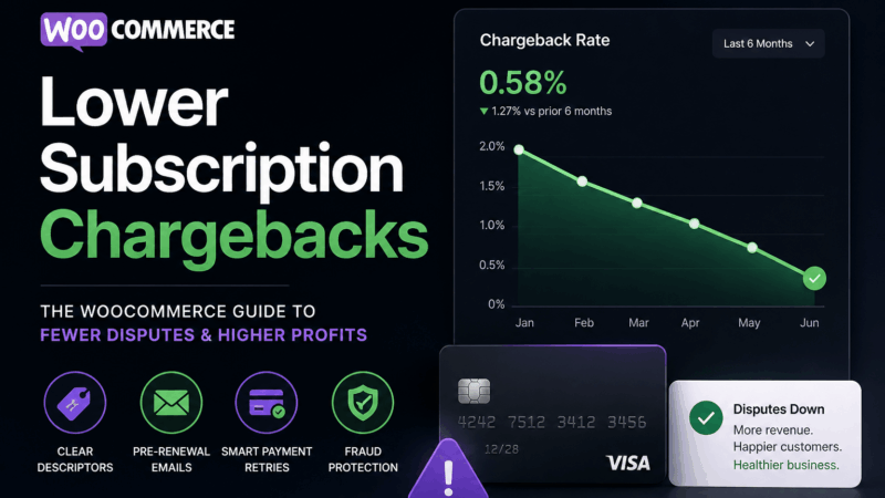 Reduce WooCommerce Subscription Chargebacks (2026 Guide)